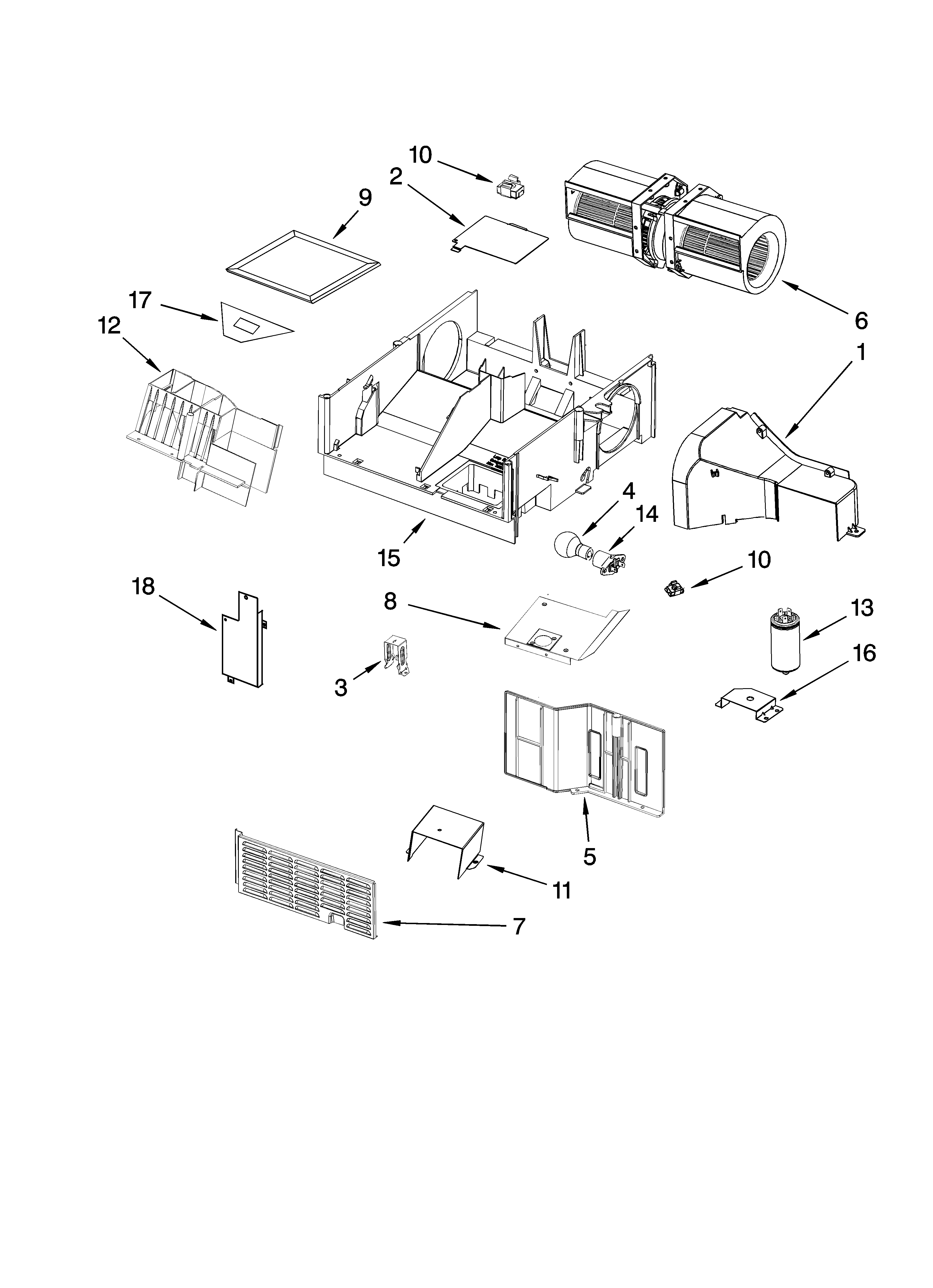 Air flow parts