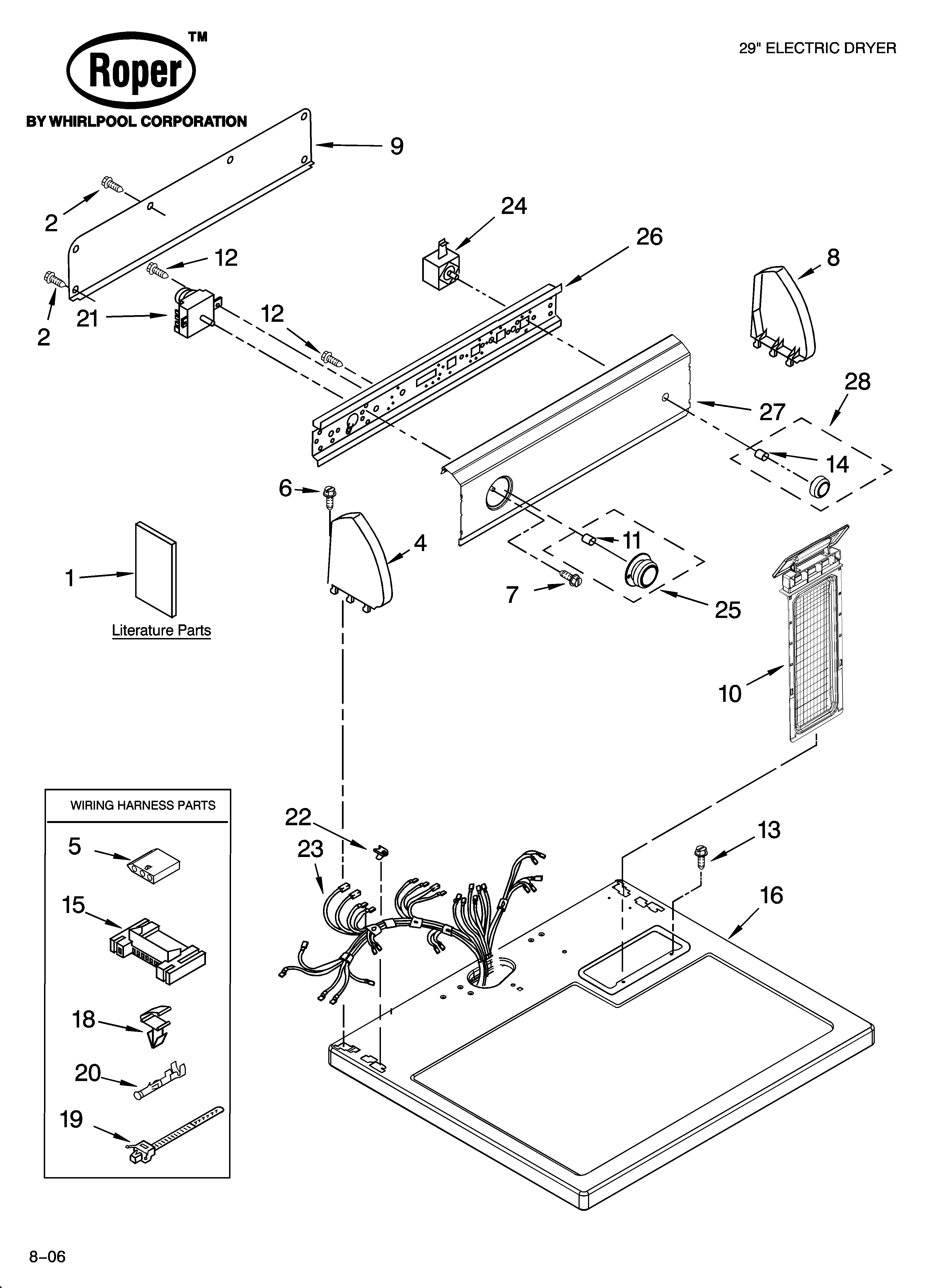 Top and console parts