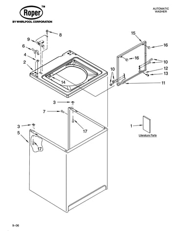 Top and cabinet parts