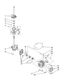 Brake, clutch, gearcase, motor and pump parts