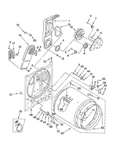 Bulkhead parts, optional parts (not included)