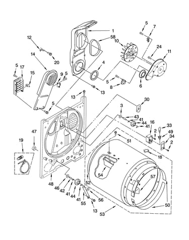 Bulkhead parts, optional parts (not included)