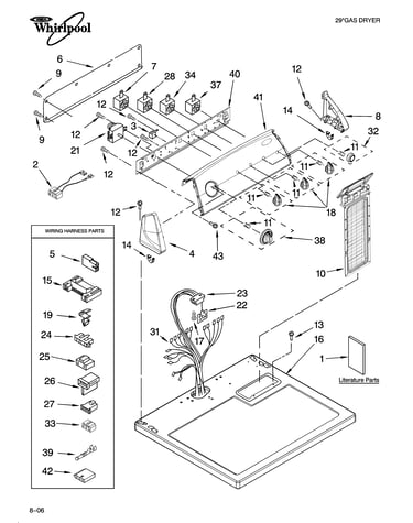 Top and console parts