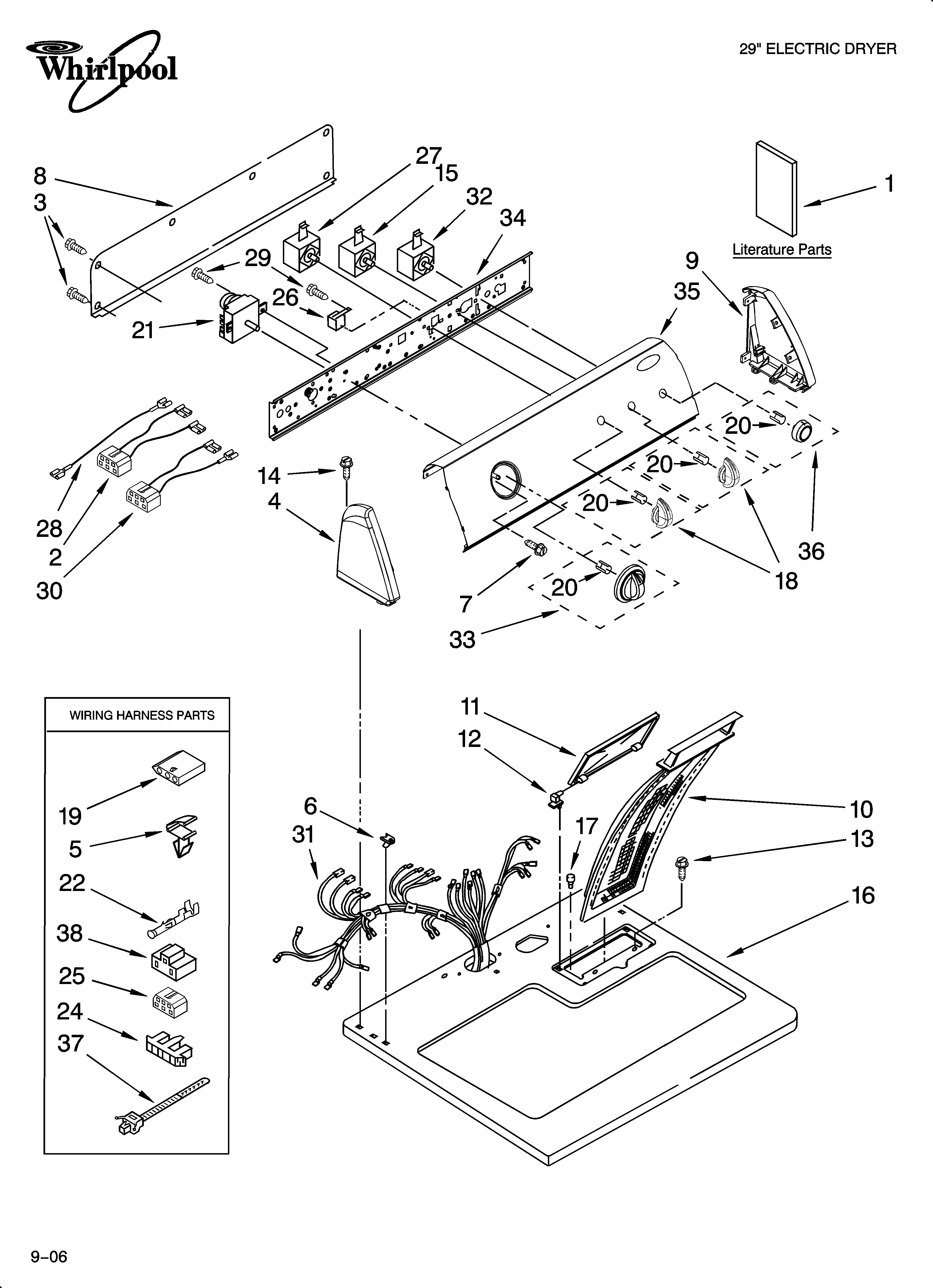 TOP AND CONSOLE PARTS