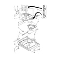 Whirlpool 8TLSQ8543LT0 machine base parts diagram