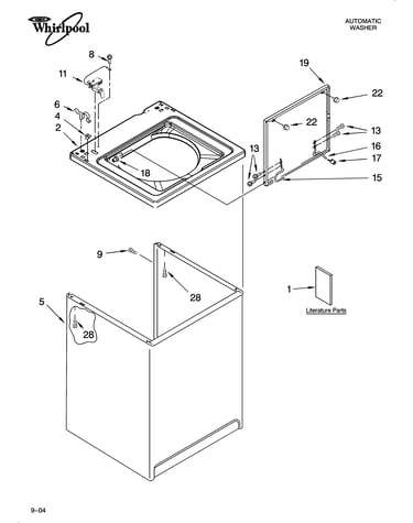 Top and cabinet parts