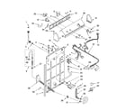 Whirlpool 8TLSR6132LT0 controls and rear panel parts diagram