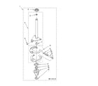 Whirlpool 8TLSR7432LT0 brake and drive tube parts diagram