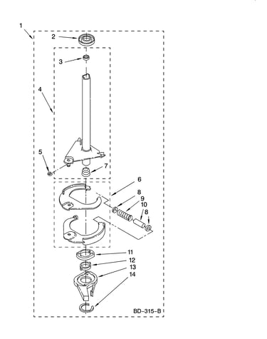 Brake and drive tube parts