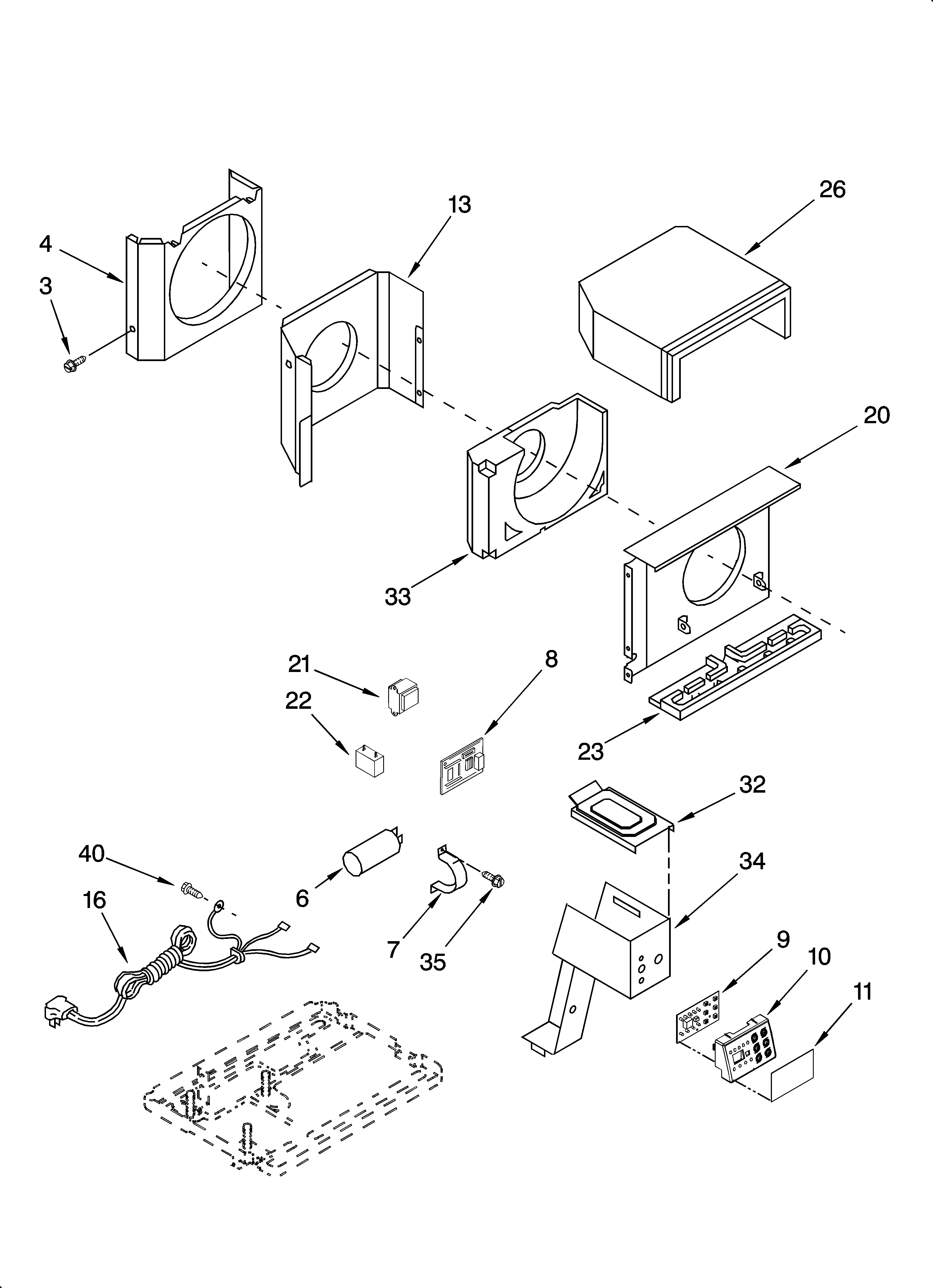 Air flow and control parts