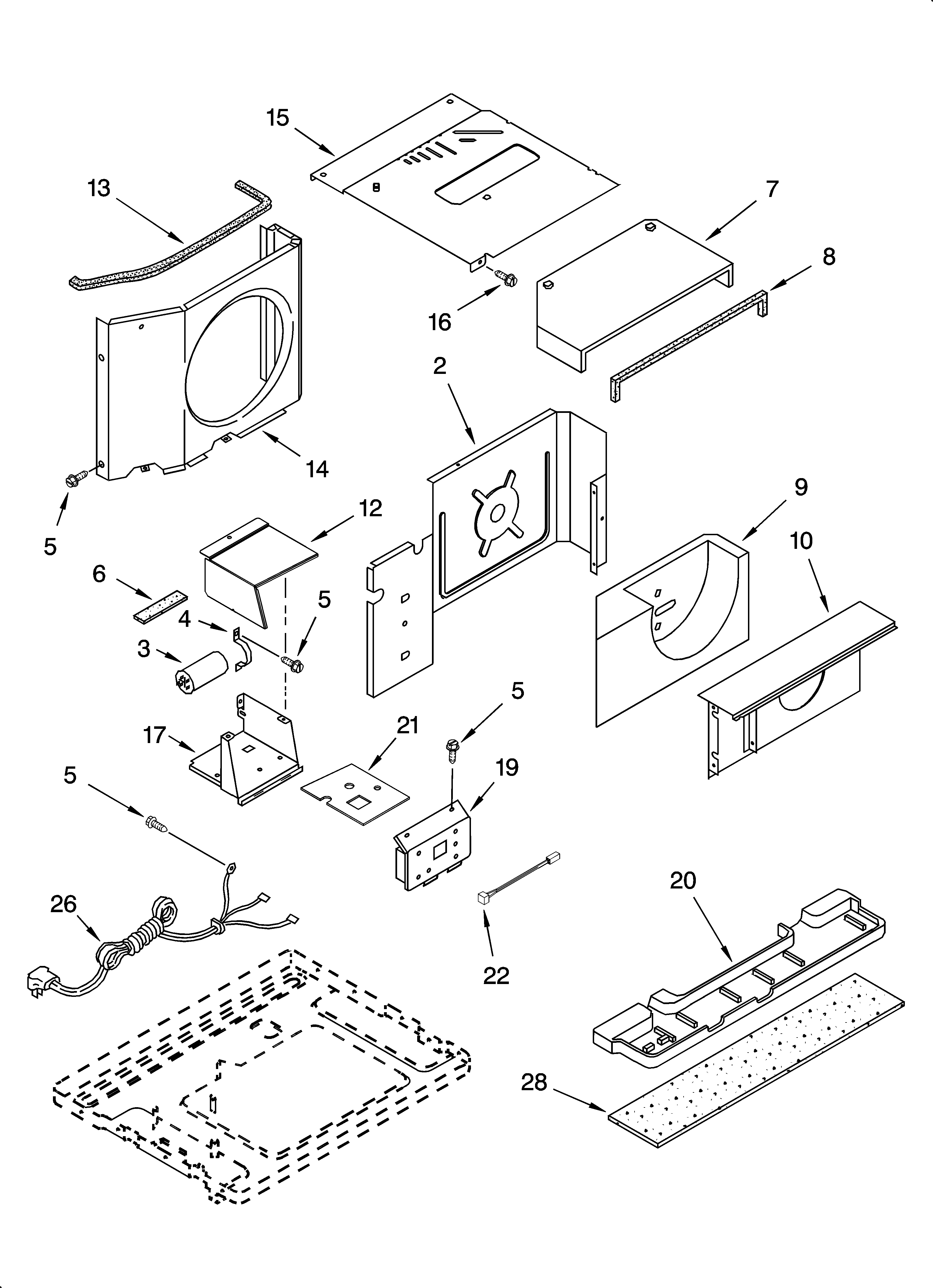 Air flow and control parts