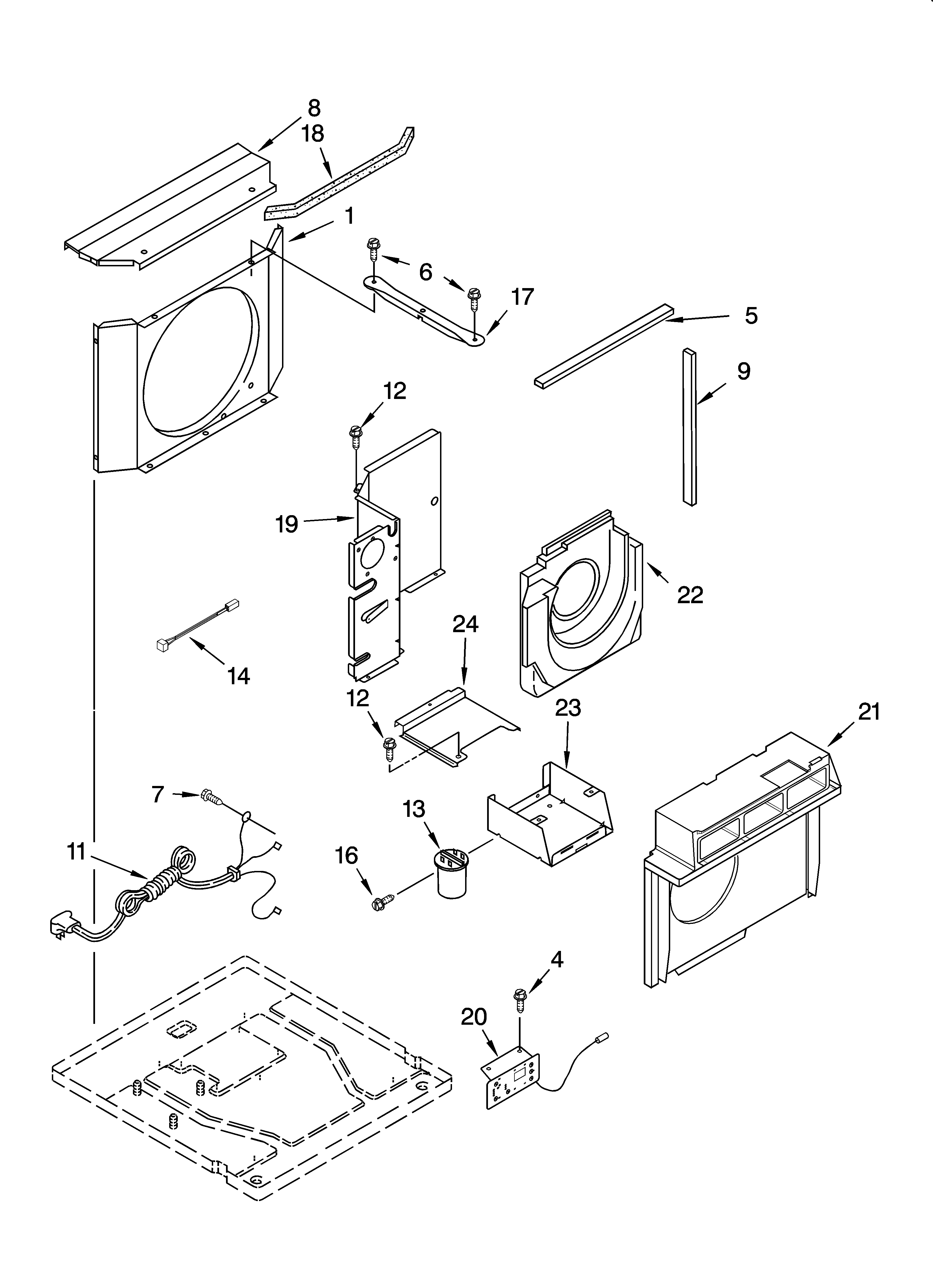 Airflow and control parts