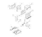 Whirlpool ACD052PS3 air flow and control parts diagram