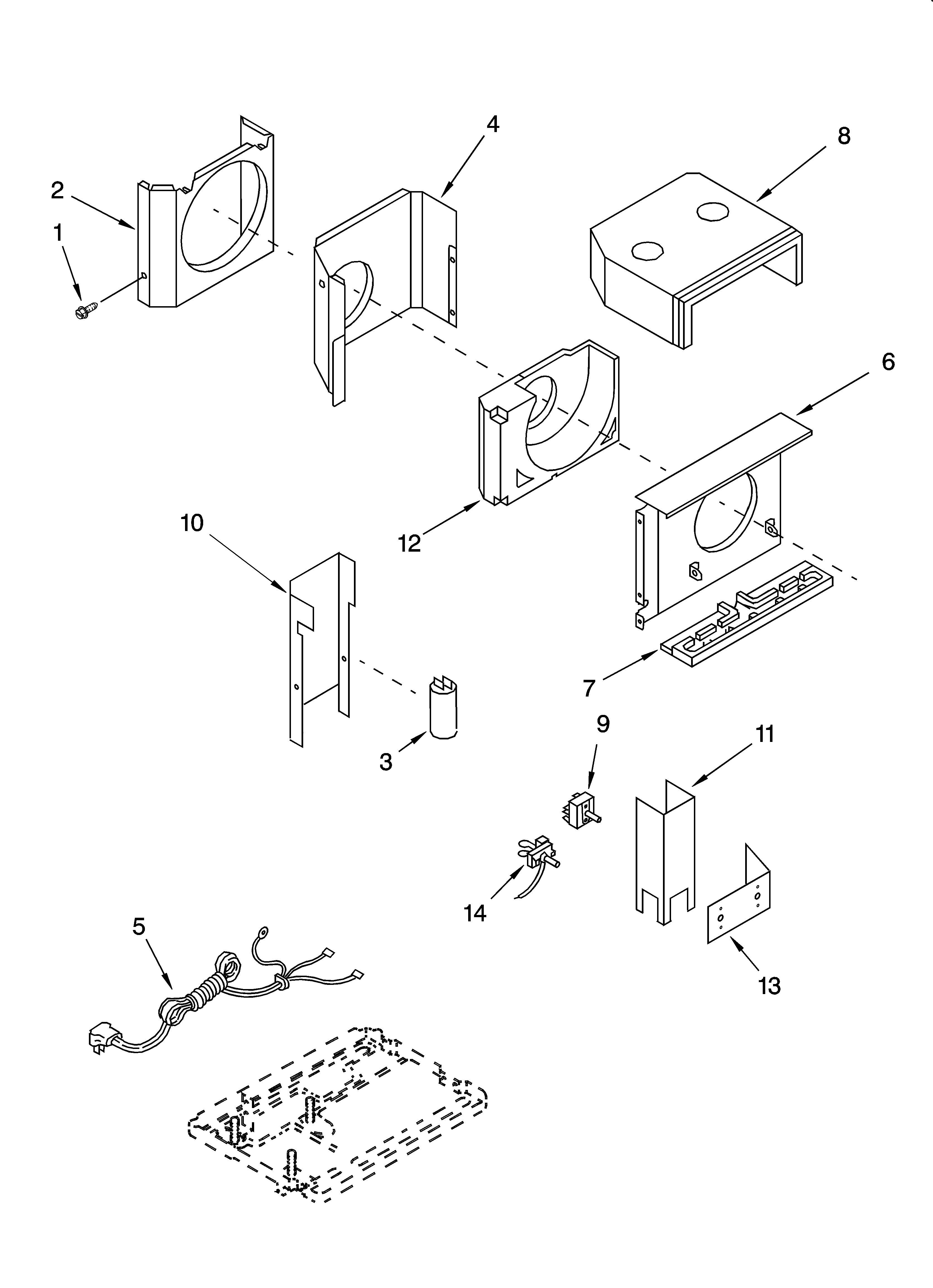 Air flow and control parts