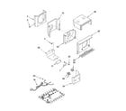 Whirlpool ACM052PS0 air flow and control parts diagram