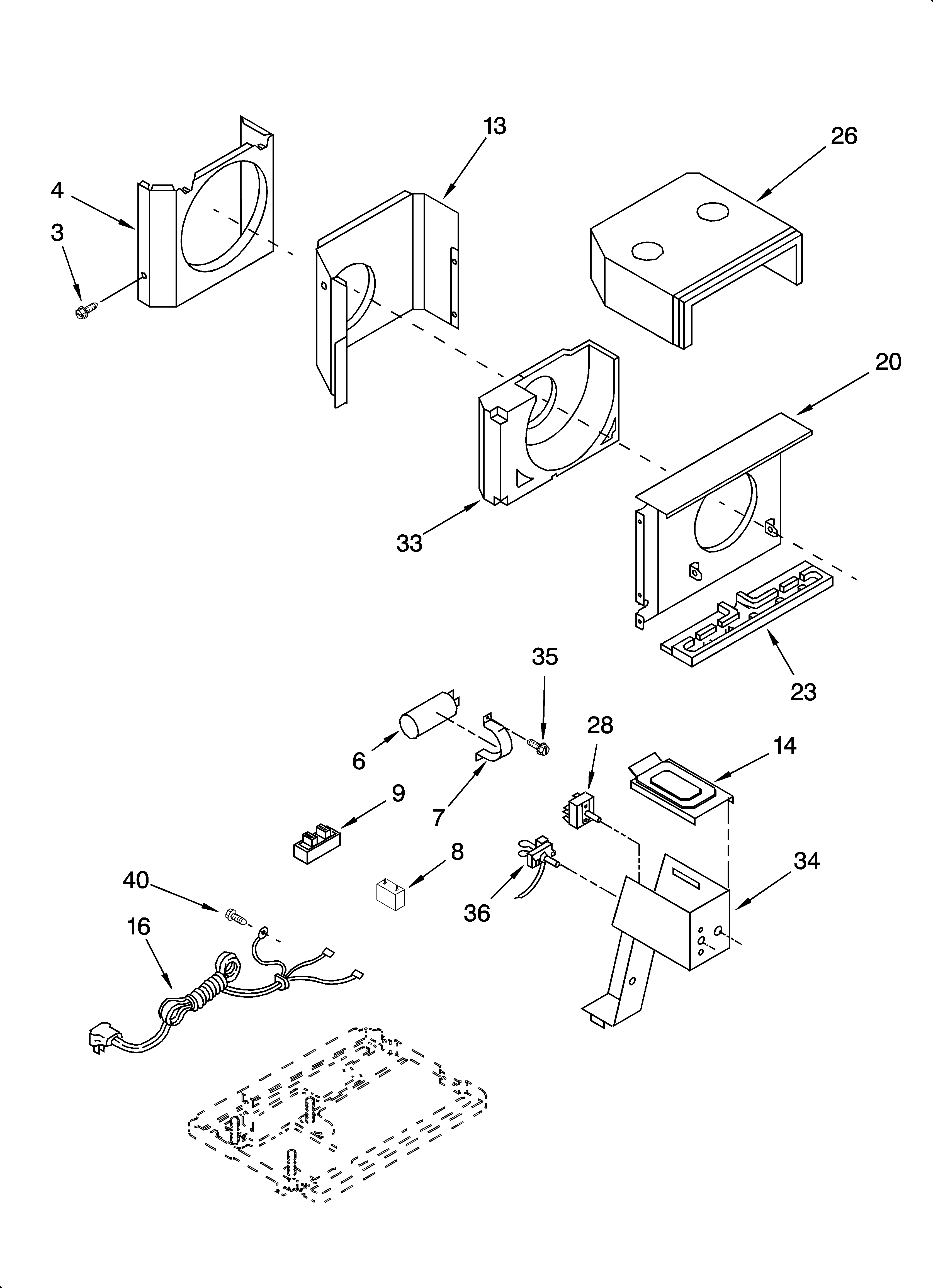 Air flow and control parts