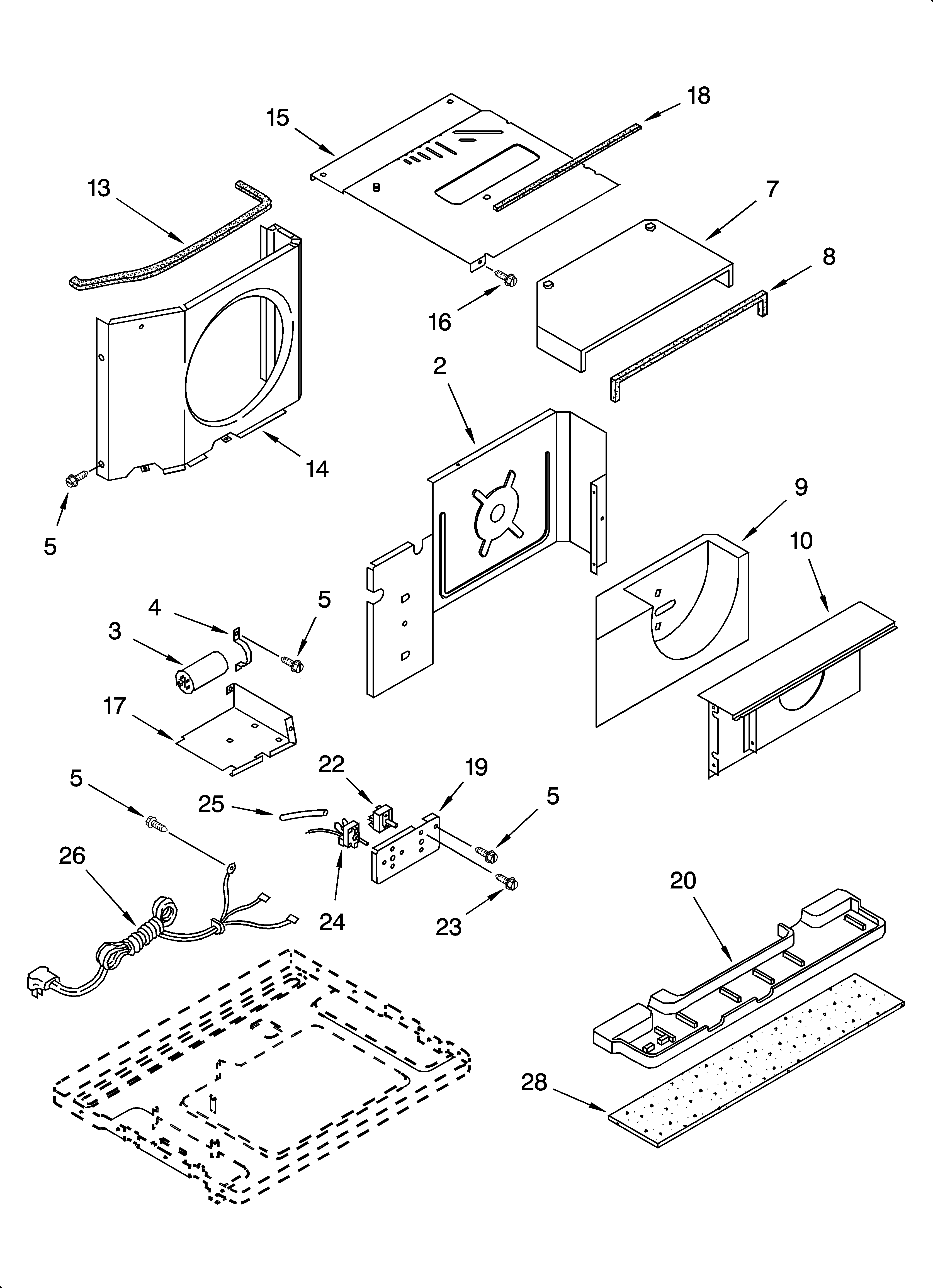 Air flow and control parts