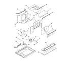 Whirlpool ACM122XP2 air flow and control parts diagram