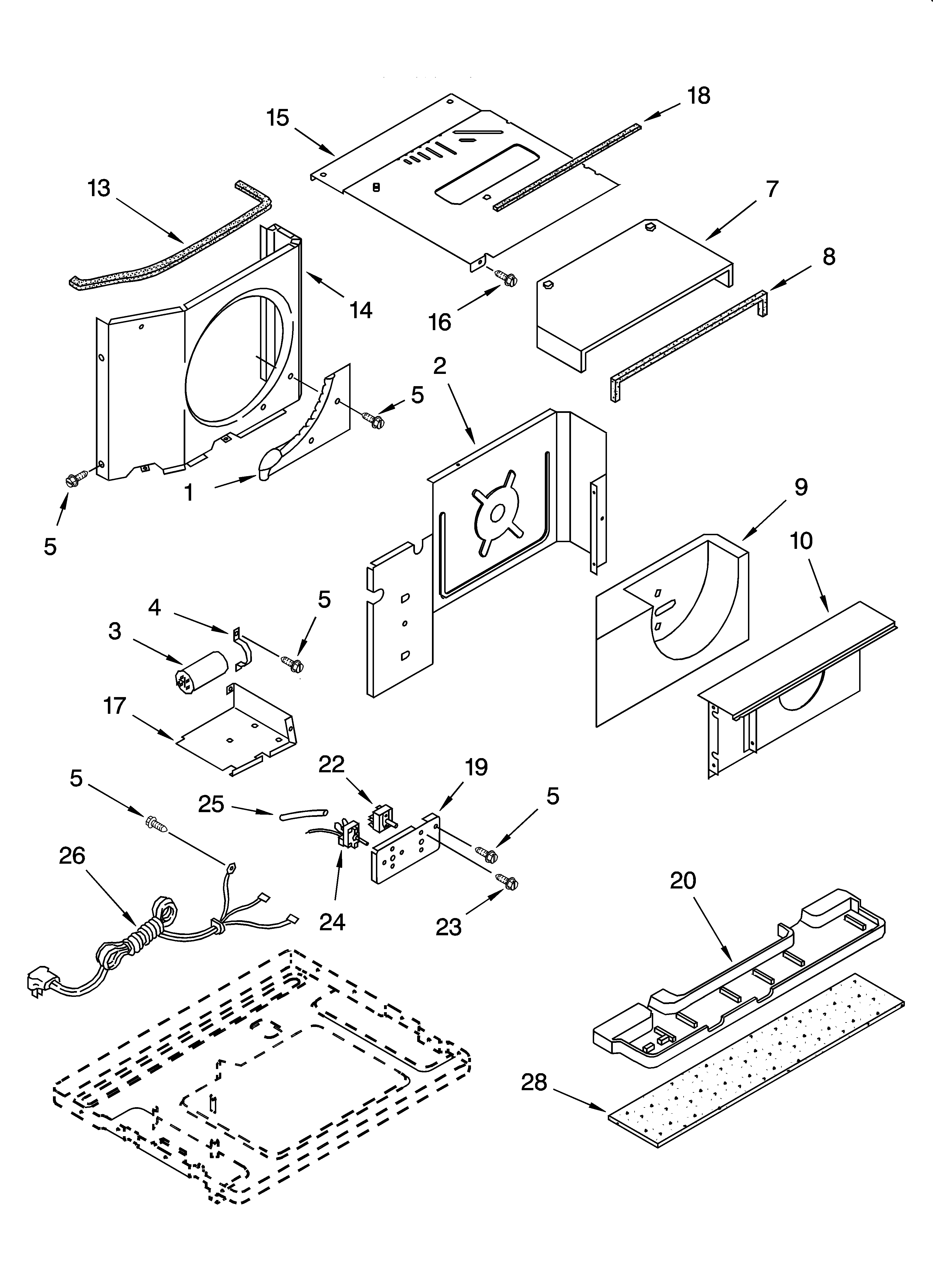 Air flow and control parts