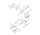 Whirlpool ACM124PS1 air flow and control parts diagram