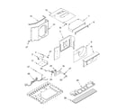 Whirlpool ACM124XK2 air flow and control parts diagram