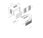 Whirlpool ACQ058PS3 cabinet parts diagram