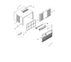 Whirlpool ACQ062PS2 cabinet parts diagram