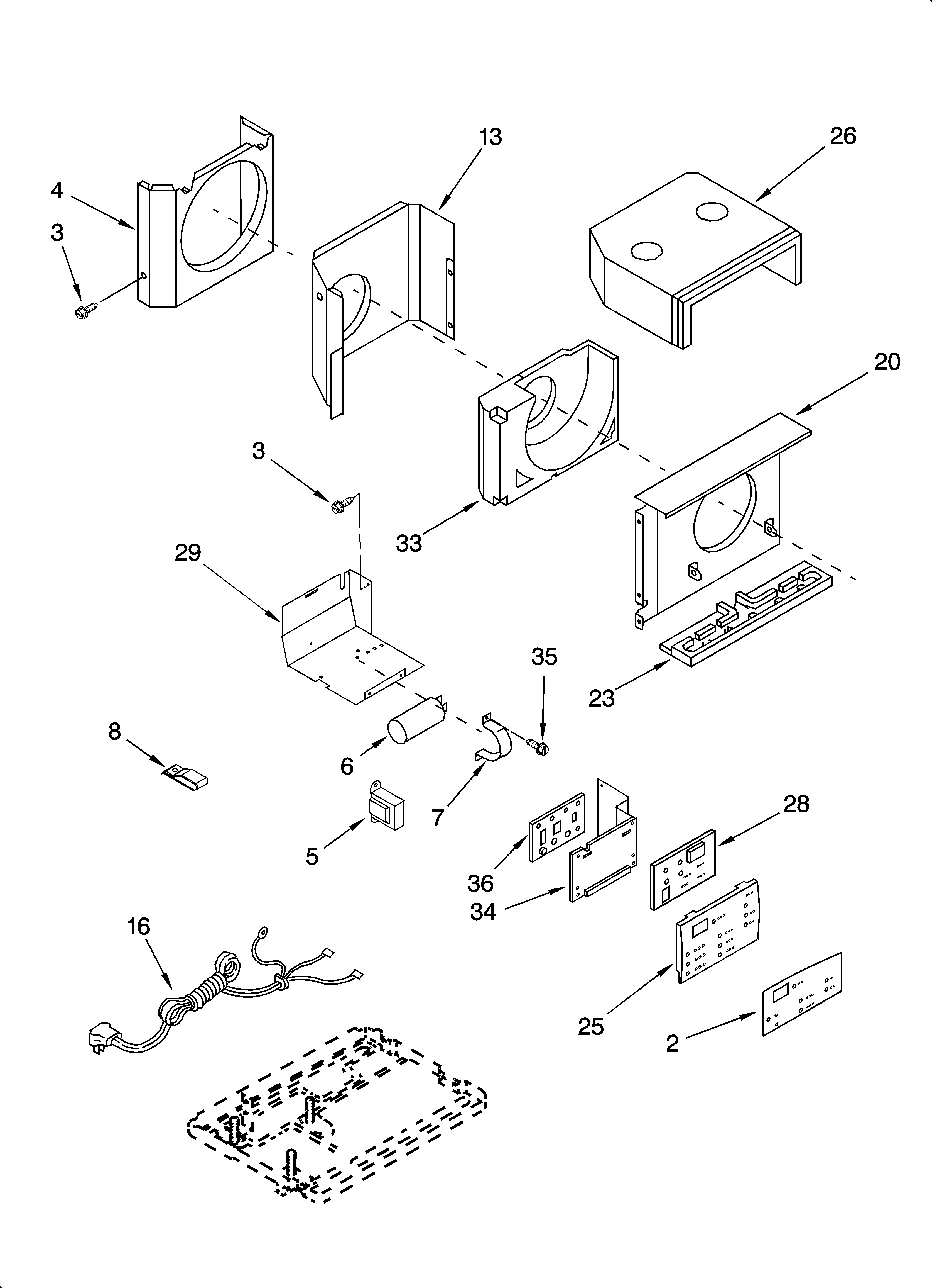 Air flow and control parts