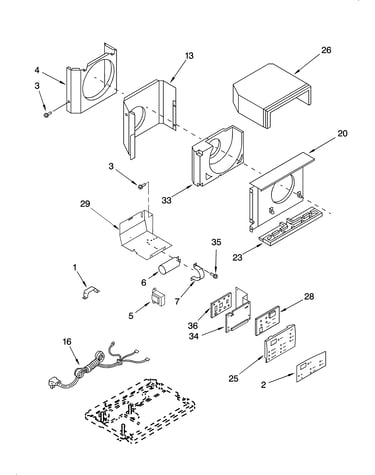 Air flow and control parts