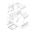 Whirlpool ACQ108XL1 air flow and control parts diagram