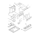 Whirlpool ACQ108XP0 air flow and control parts diagram