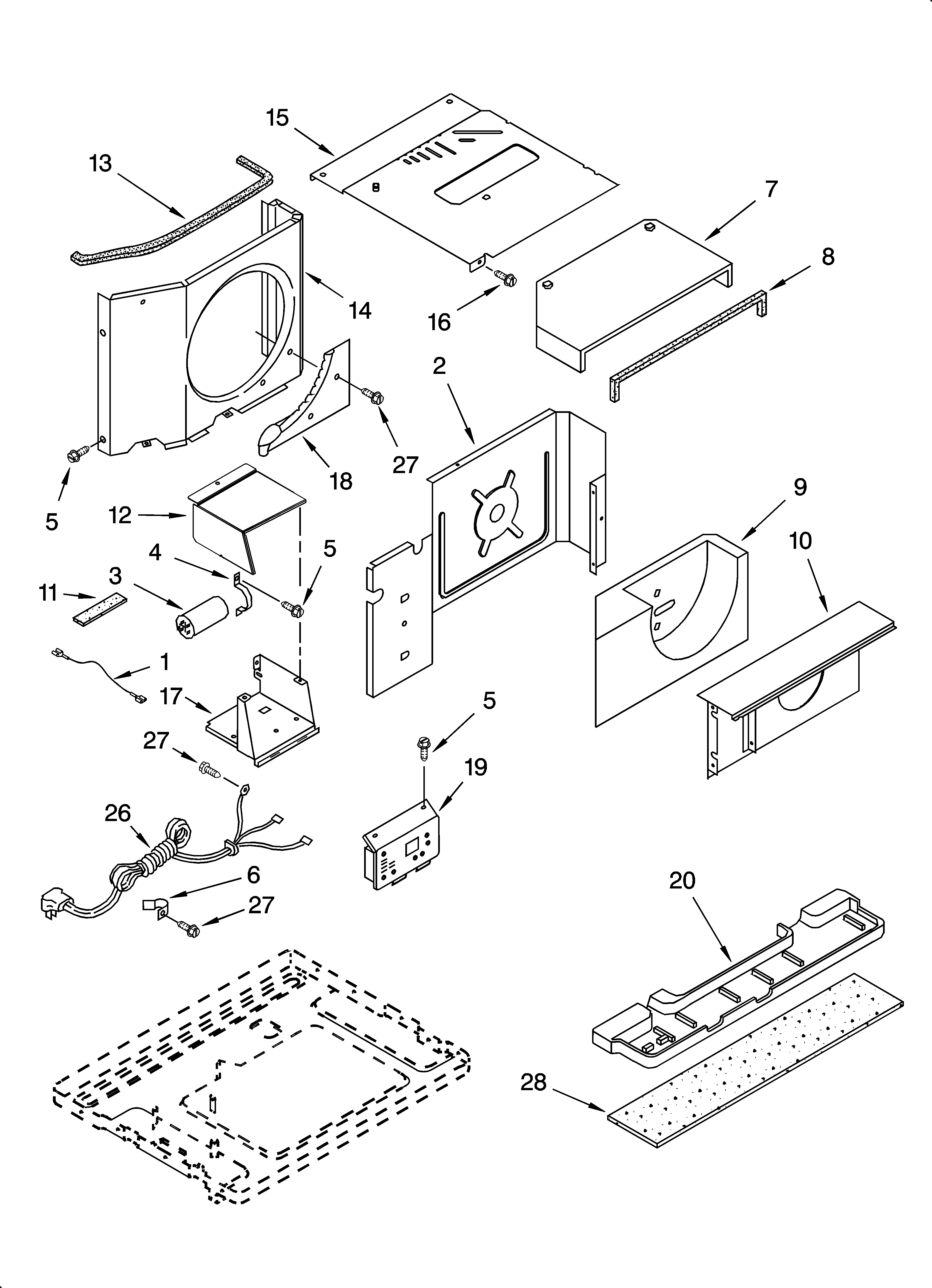 Air flow and control parts