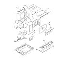 Whirlpool ACQ122XR0 air flow and control parts diagram
