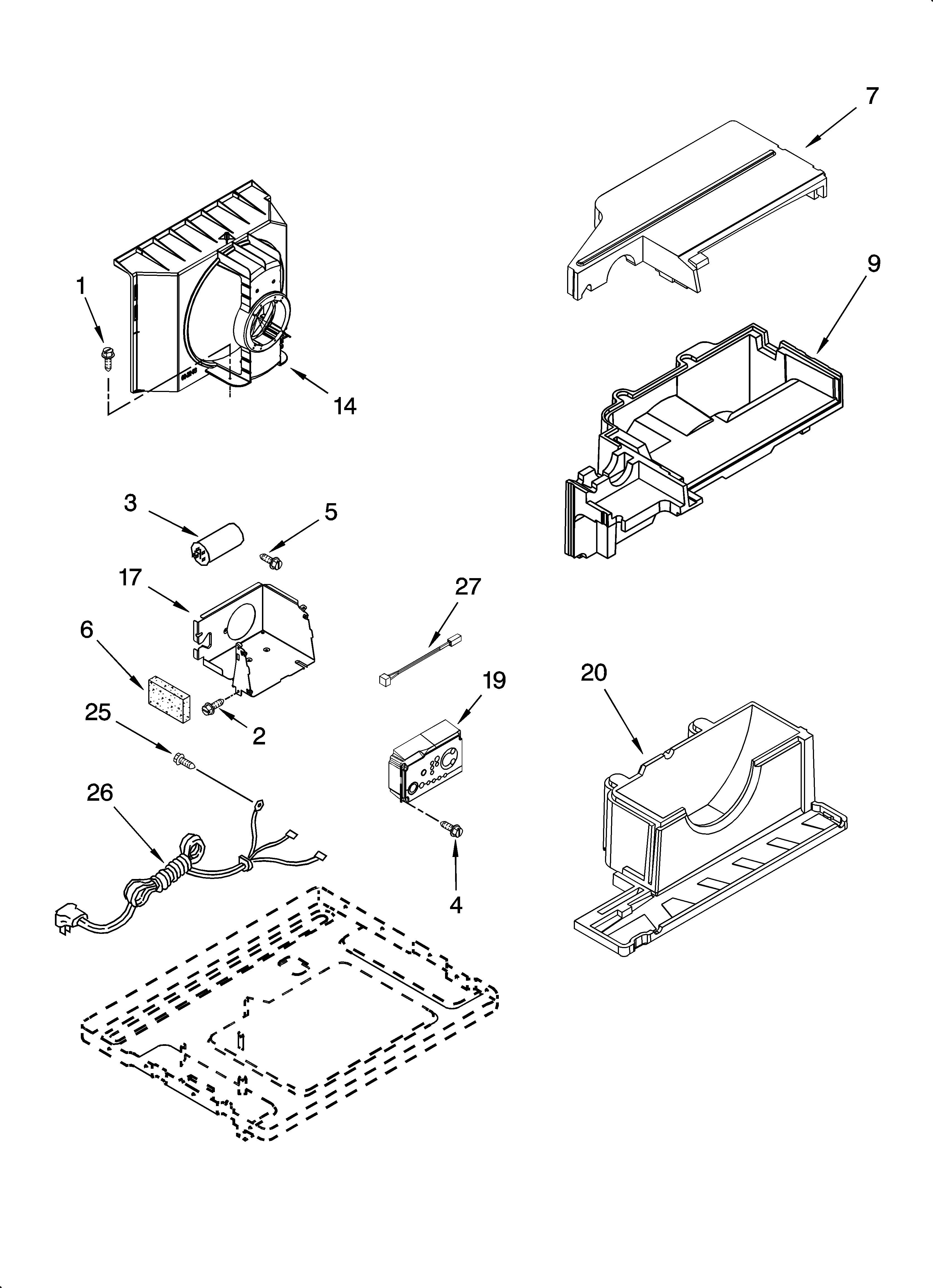 Air flow and control parts