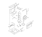 Whirlpool ACQ189XM0 airflow and control parts diagram