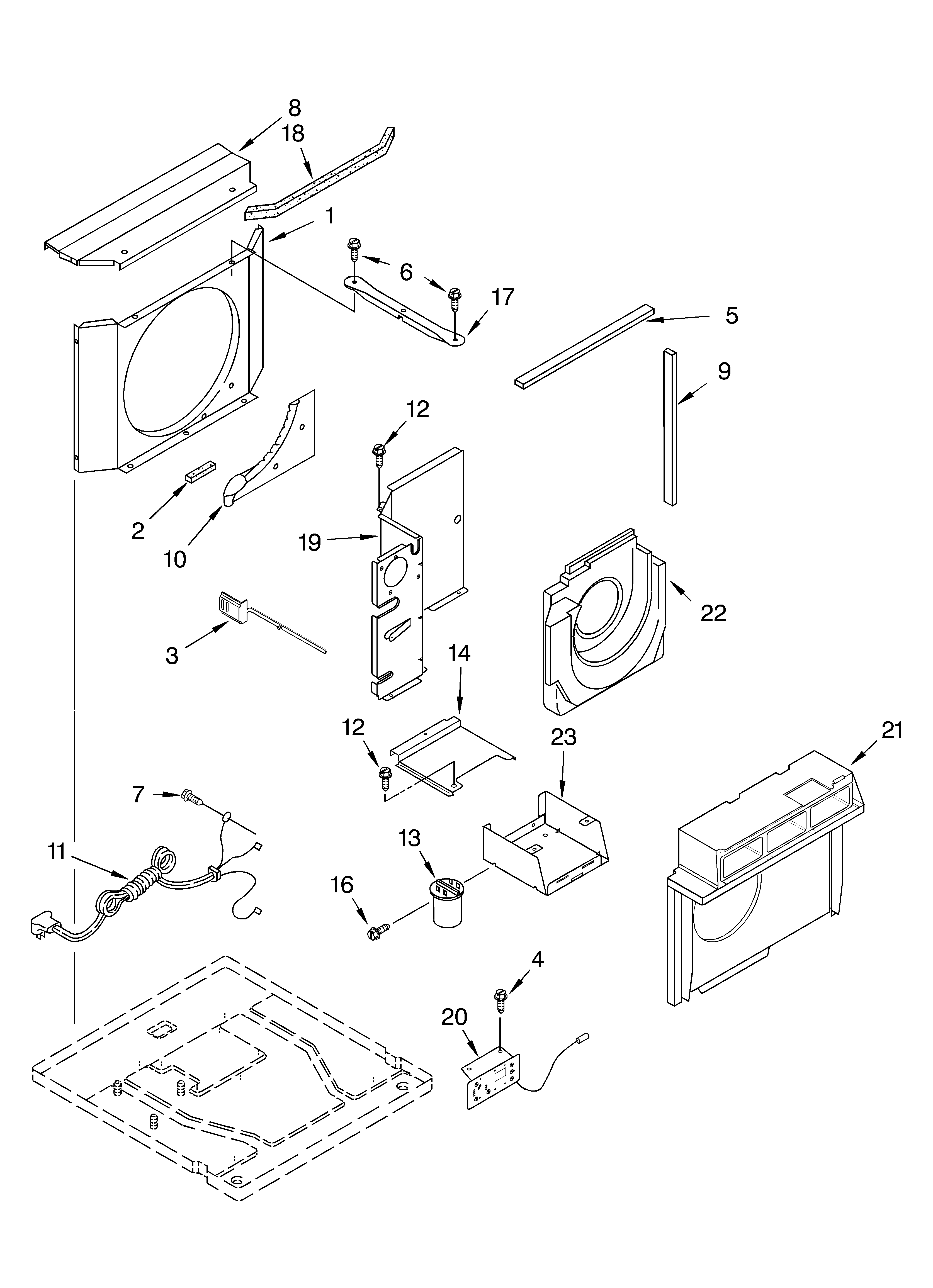 Airflow and control parts