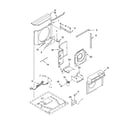 Whirlpool ACQ244XR0 airflow and control parts diagram
