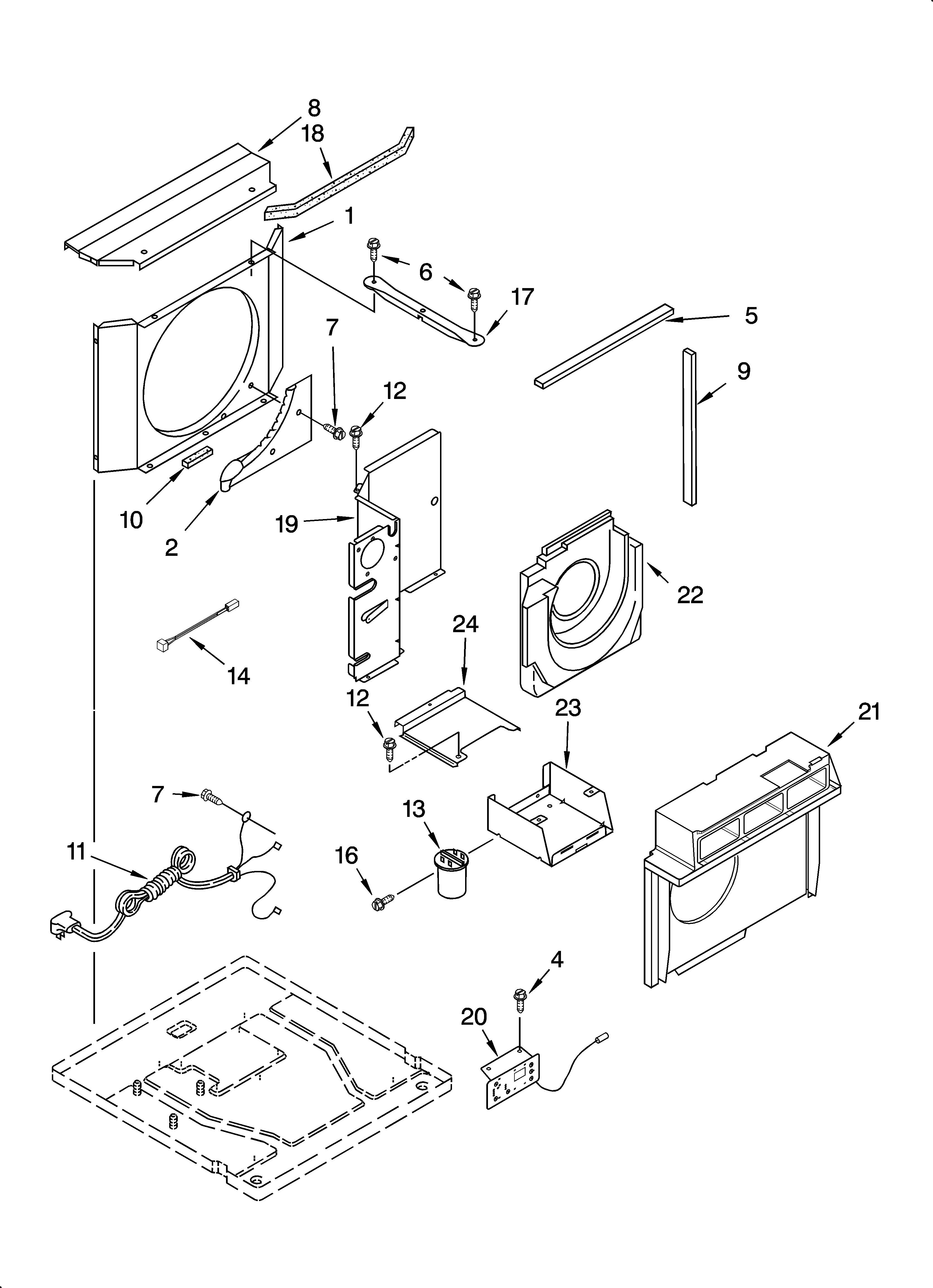 Airflow and control parts