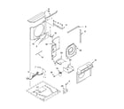 Whirlpool ACQ244XR2 airflow and control parts diagram