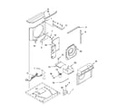 Whirlpool ACQ304XR0 airflow and control parts diagram