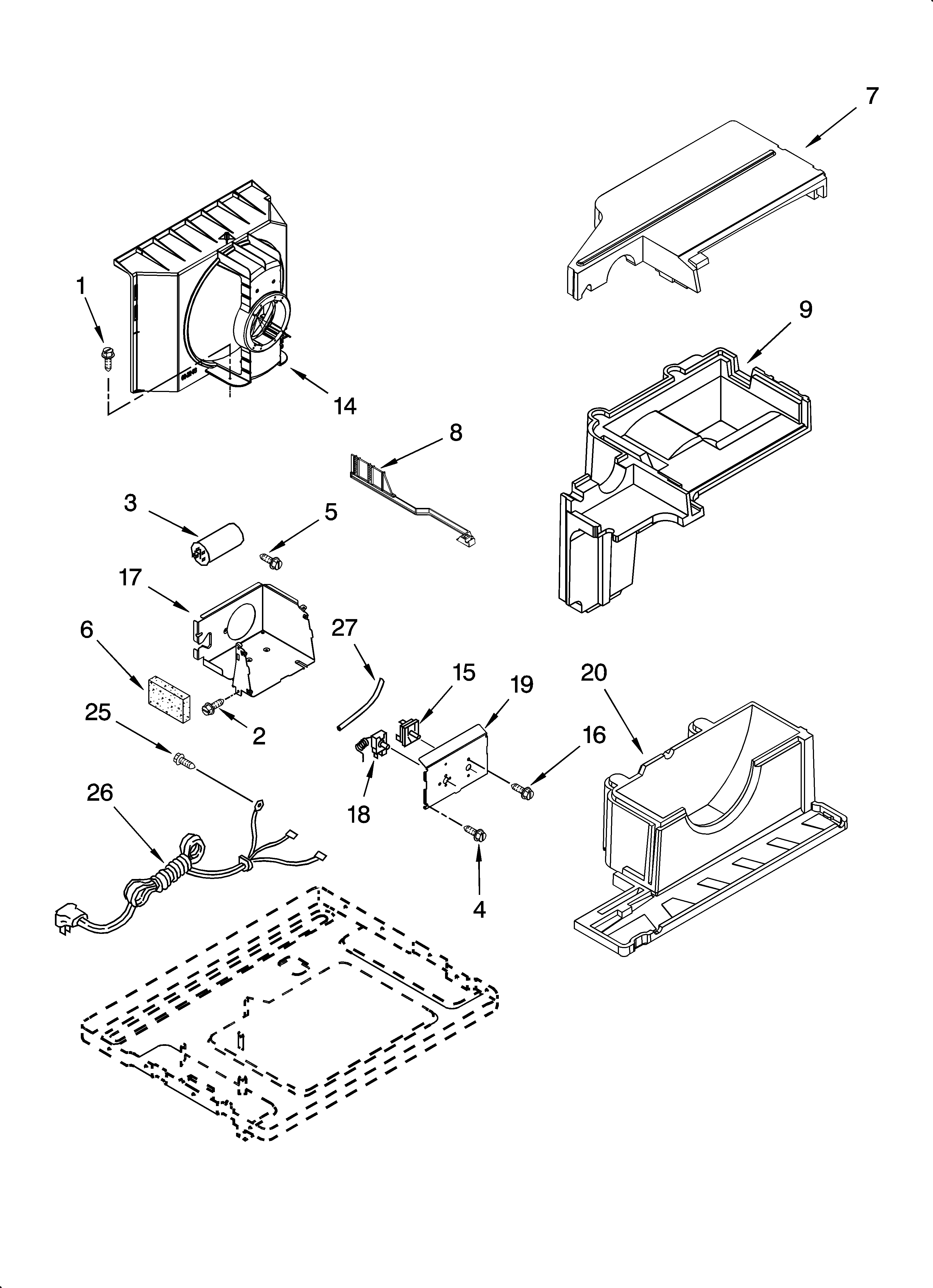Air flow and control parts
