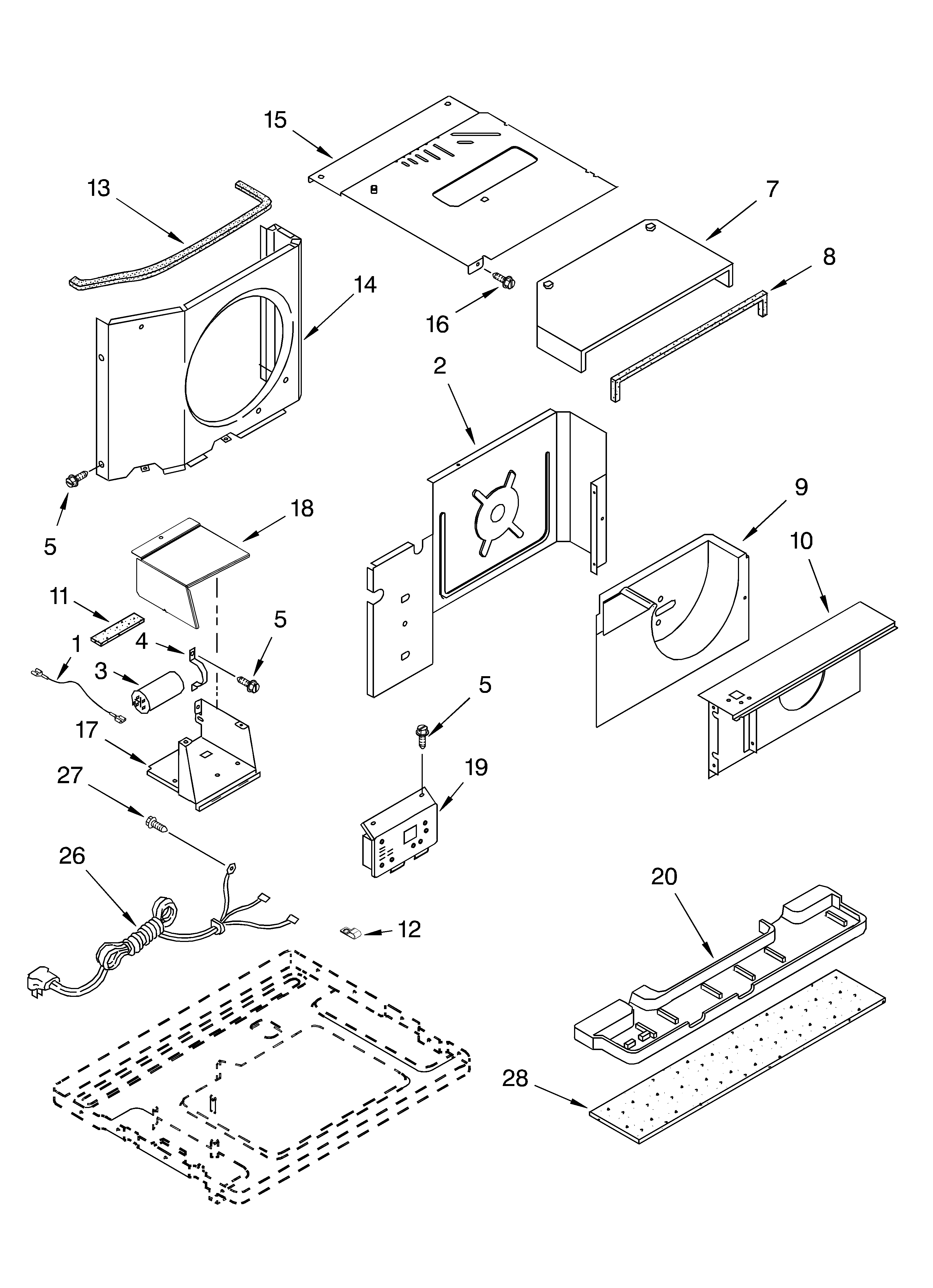 Air flow and control parts