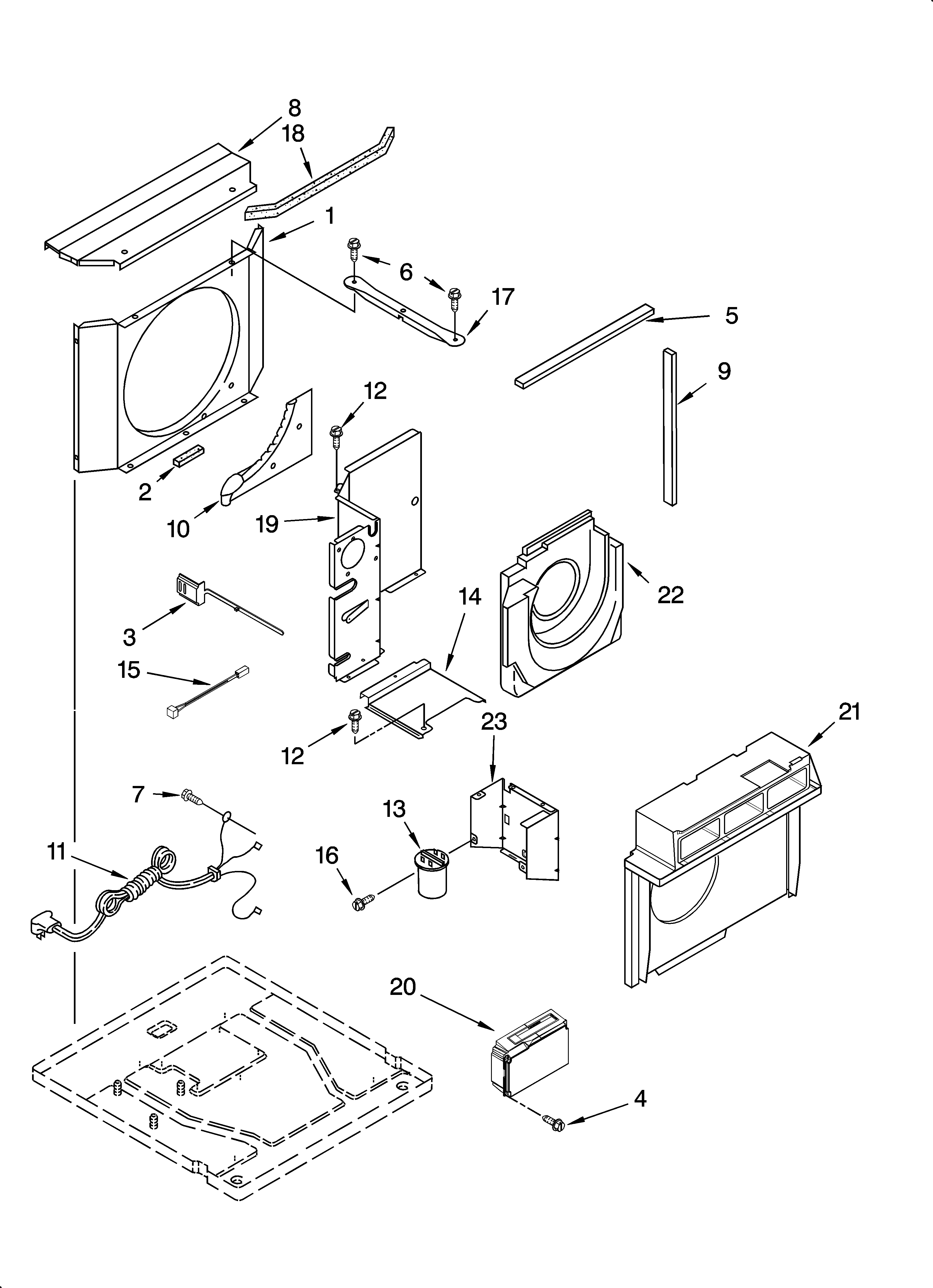 Airflow and control parts
