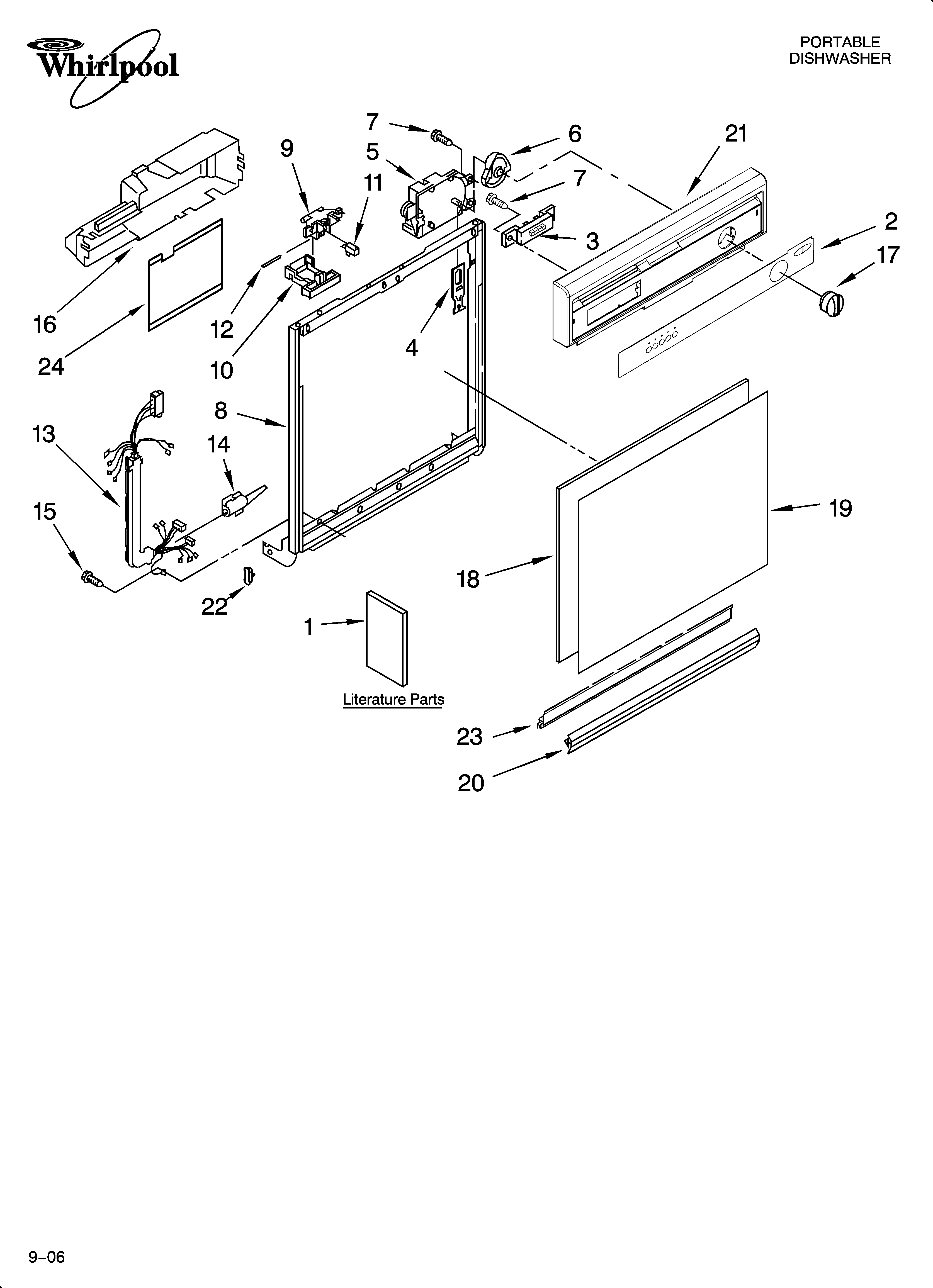 Frame and console parts