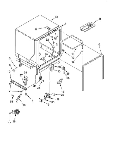 Tub assembly parts