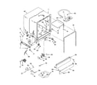 Whirlpool DU860SWSB0 tub assembly parts diagram