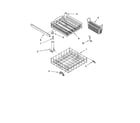 Whirlpool DU860SWSQ0 dishrack parts, optional parts (not included) diagram