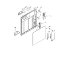 Whirlpool DU945PWST0 inner door parts diagram