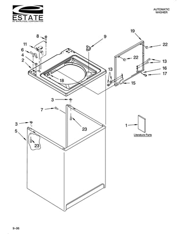 Top and cabinet parts