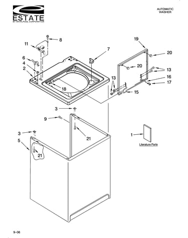 Top and cabinet parts